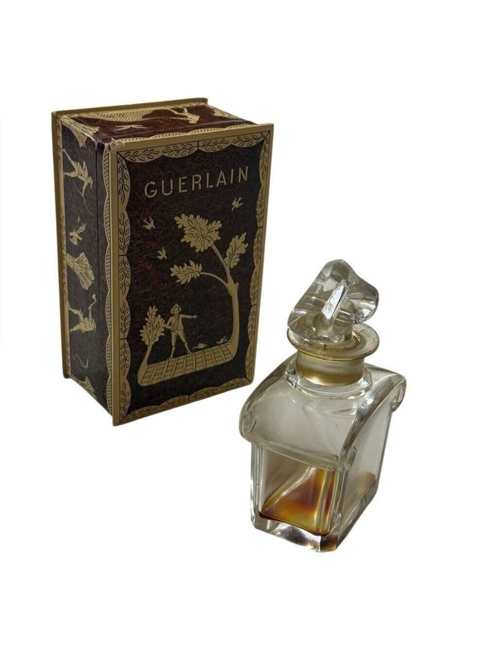 Vintage Guerlain Baccarat Crystal Perfume Bottle w/Box - Picture 5 of 16